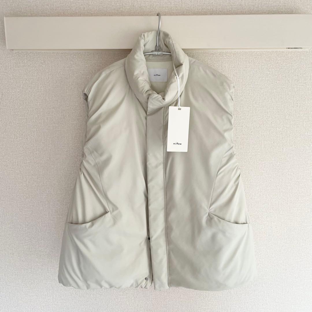 miffew ダウンベスト ホワイト サイズ1
