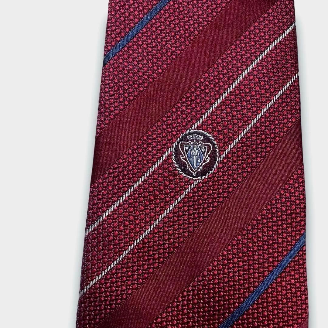 良品✨GUCCI ネクタイ　グッチ　ジャガード　刺繍　ロゴ　かっこいい　【B】