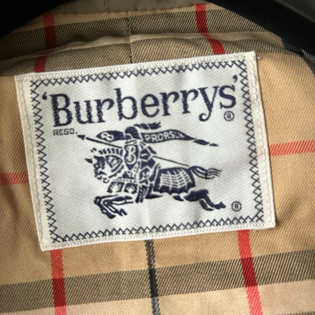 バーバリー トレンチコート ノバチェック 玉虫色 男女兼用 ベルト付き 光沢