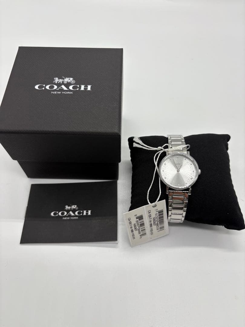 未使用 COACH コーチ レディース腕時計 シルバー 14503637