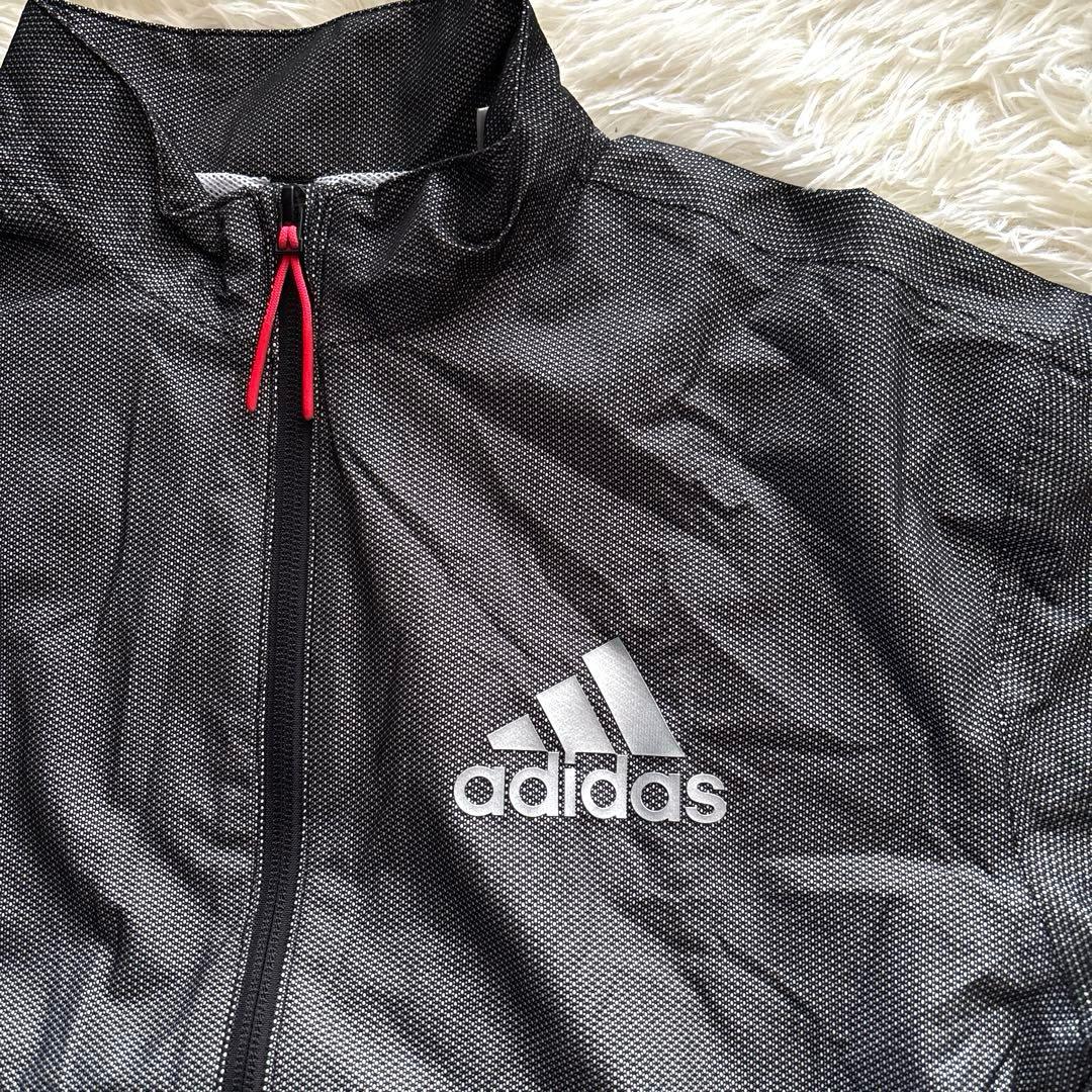 美品✨アディダス　メンズ　レインウェア　ゴルフ　セットアップ　M 黒