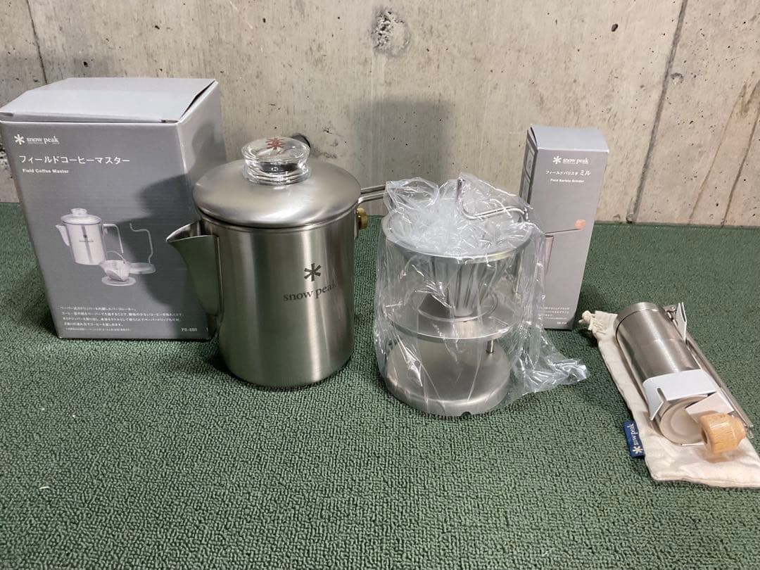 新品セット フィールドコーヒーマスター ＆ フィールドバリスタミル スノーピーク