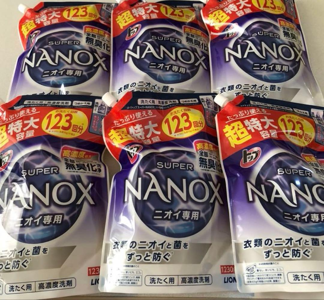 NANOX ニオイ専用　超特大詰め替え用6個セット