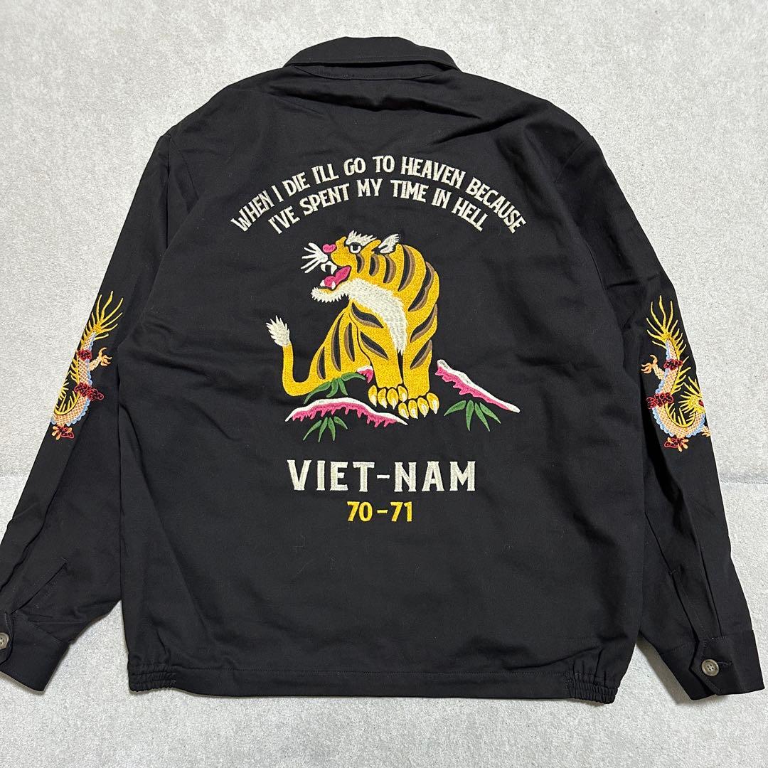 ヒ*メ様 現行新品タグ付 XL✨HOUSTON ベトジャン　スーベニア　ブラック