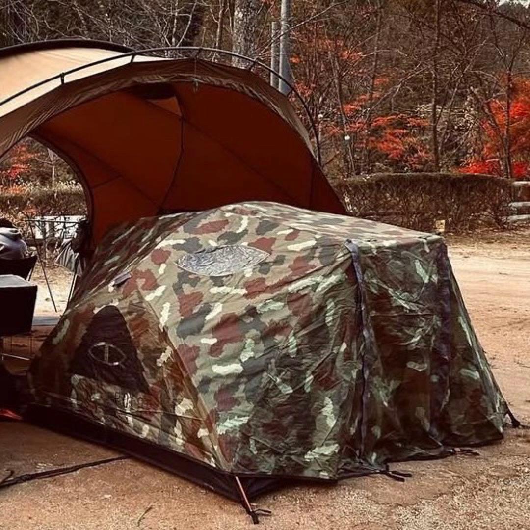 希少 POLeR テント TWO MAN TENT 専用グランドシート付き