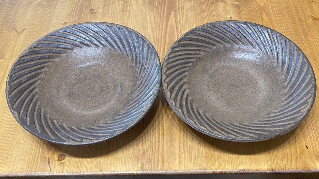 小澤 基晴　ブロンズ しのぎ8寸 2枚