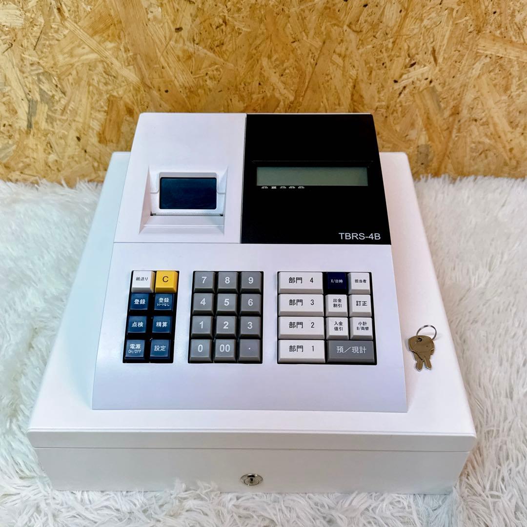 テンポスレジスター TBRS-4B 簡単 小型 喫茶店 美容室 店舗