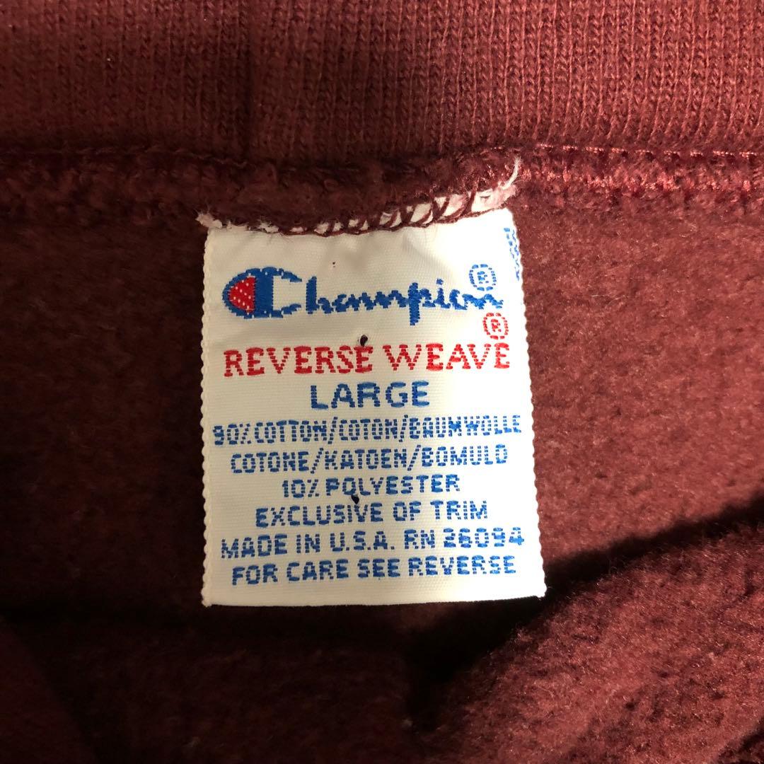 90’s Vintage Champion R/W Hoodie:L