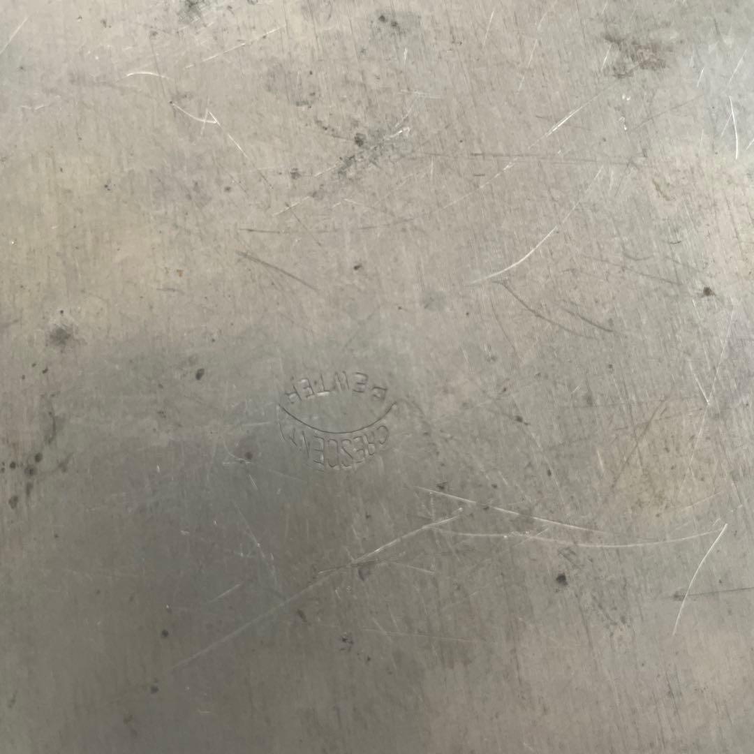 crescent pewter 社　ビンテージ　ピューター製ティーポットセット