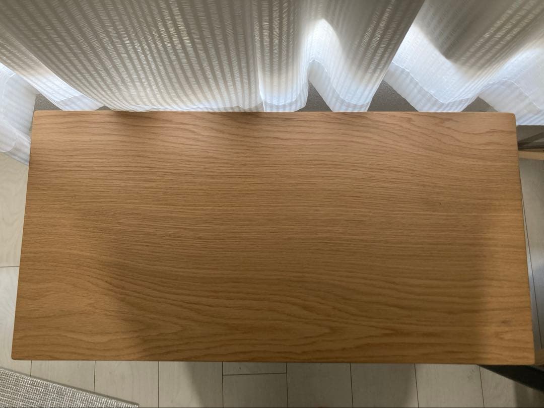 MUJI 無印　木製テーブル80x40cm 天板と脚セット