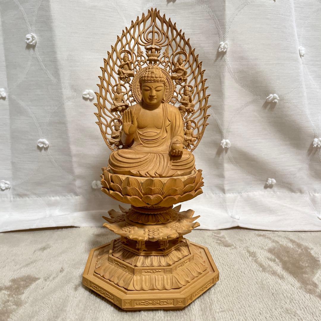 江戸（倉庫）　如来　仏像　木彫り