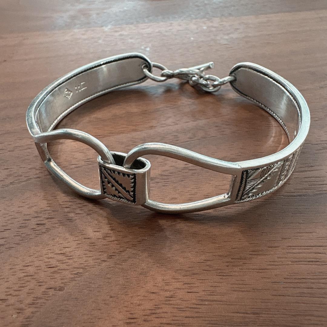 トゥアレグシルバー　ブレスレット　バングル　シルバー999