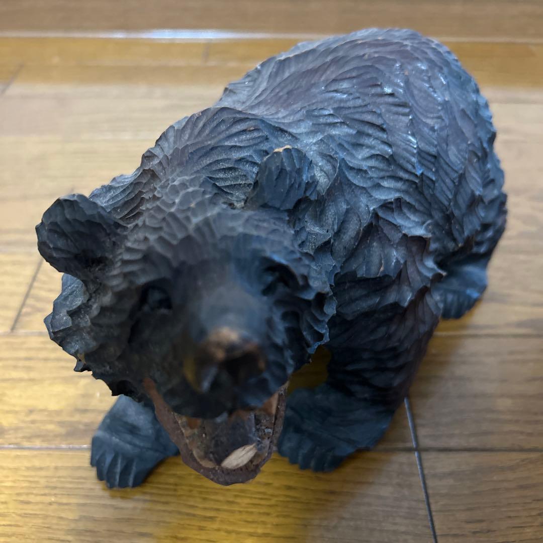 木彫り 熊 四代目 忠行作