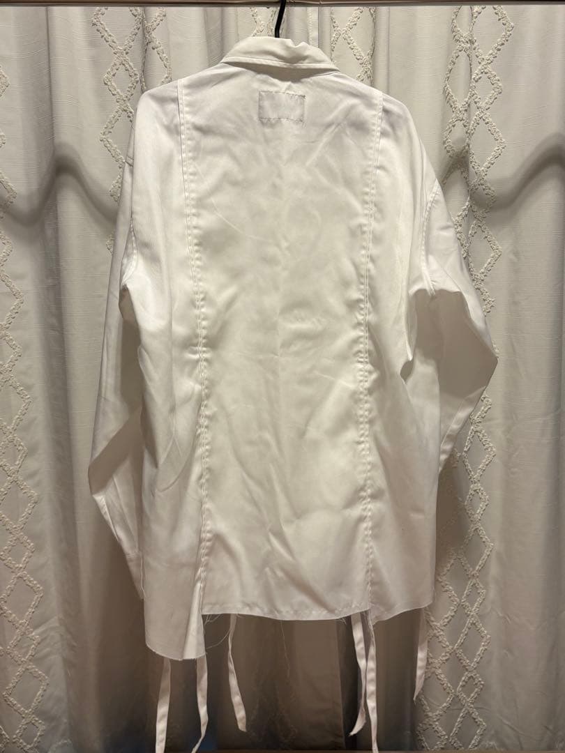 【GRANCY】ダメージ ドッキング デザインシャツ Mサイズ