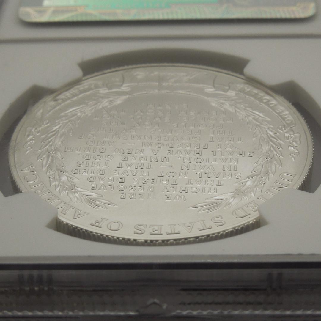 ★解説カード付 NGC MS70 リンカーン 銀貨 2009 アメリカ