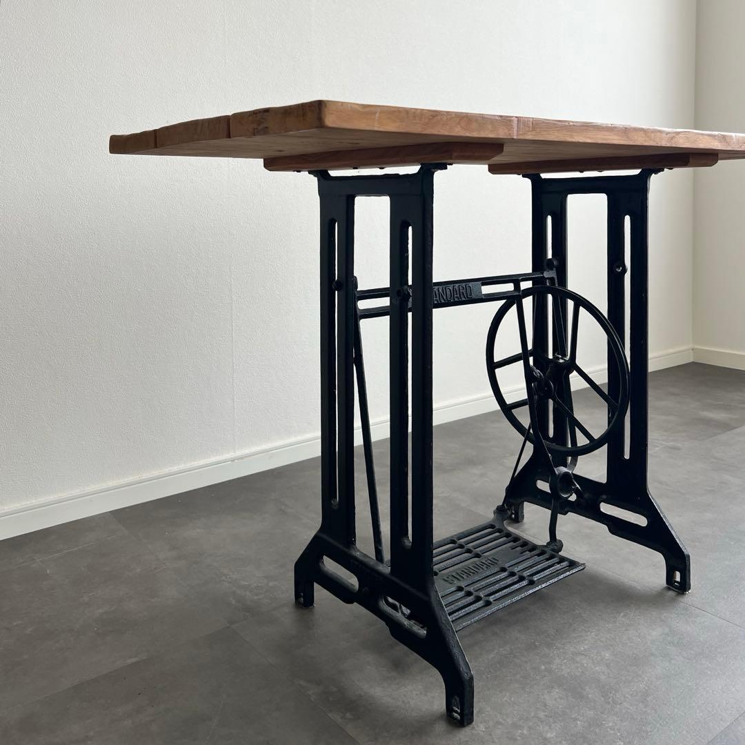 ジャーナルスタンダード【天然木】ヴィンテージスタイル木製テーブル