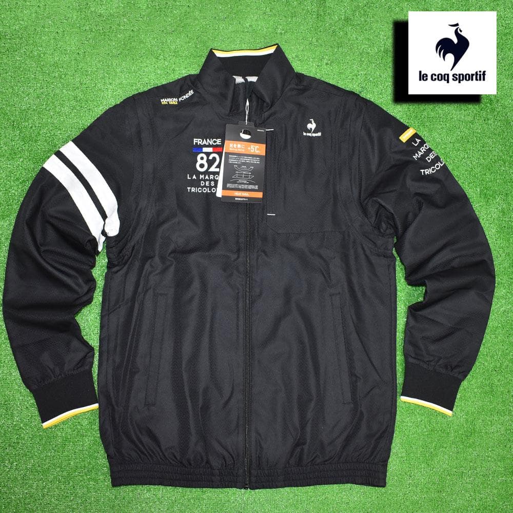 も*ち様 ルコックスポルティフ ゴルフ ２ＷＡＹジャケット【ブラック/LL】新品