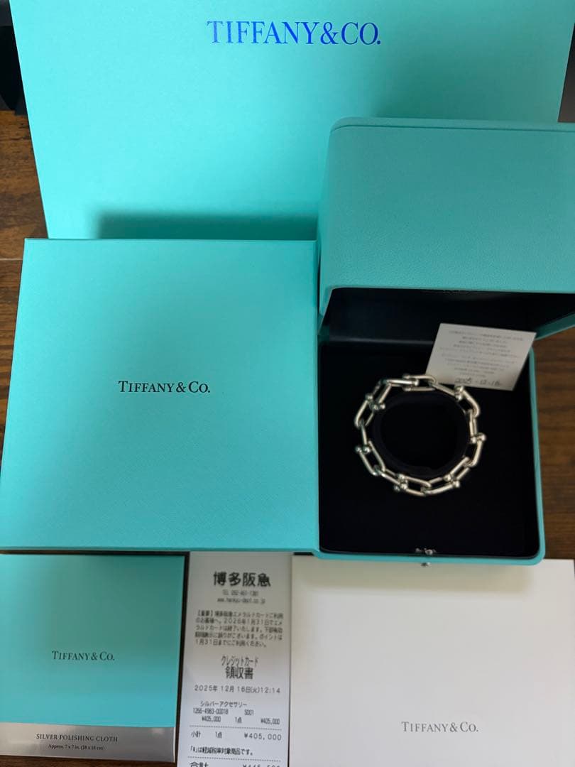 ティファニー　TIFFANY&Co. ハードウェア ラージリンク ブレスレット