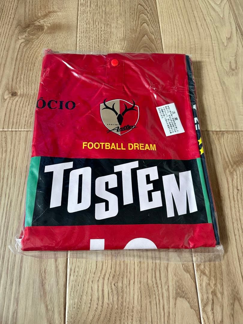 SOCIO限定 鹿島アントラーズ　レインポンチョ 新品 収納袋付き