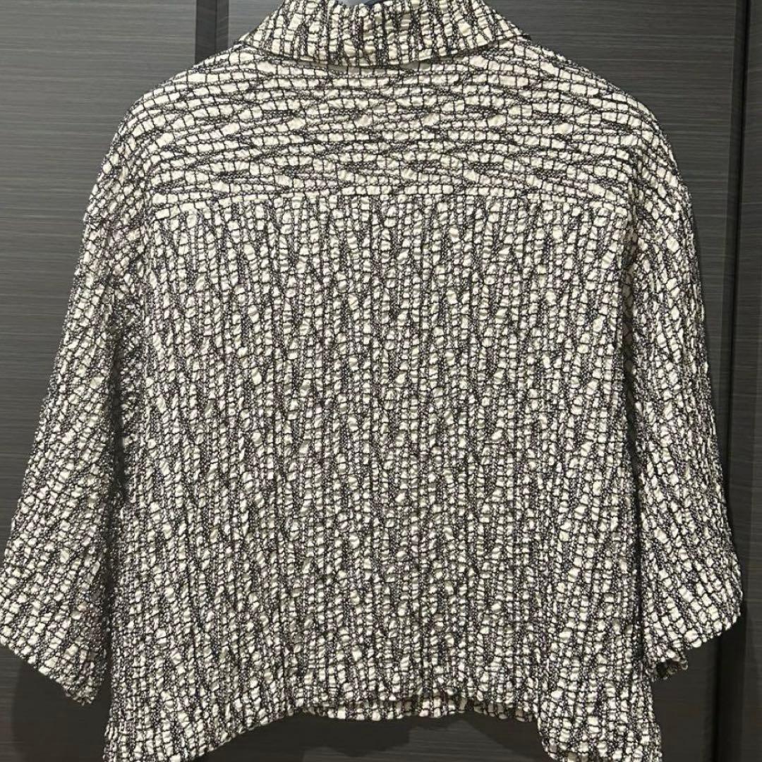 ROKU 6 キュプラポリエステル エンブロイダリー シャツ