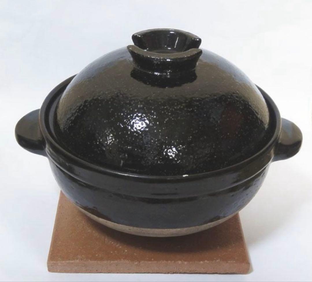 長谷園 かまどさん3合炊き 鍋敷き付き ナガタニエン