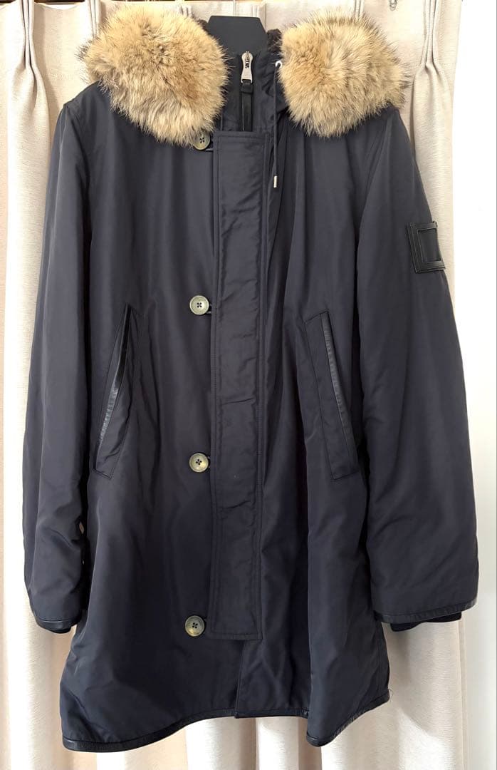 Louis Vuitton ルイヴィトン　ネイビー ロングコート