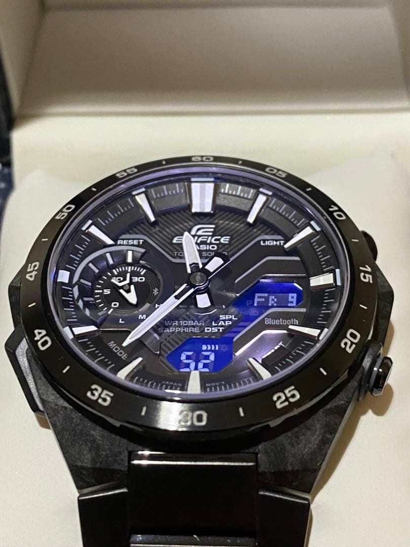 美品 CASIOカシオEDIFICEエディフィス Bluetoothタフソーラー