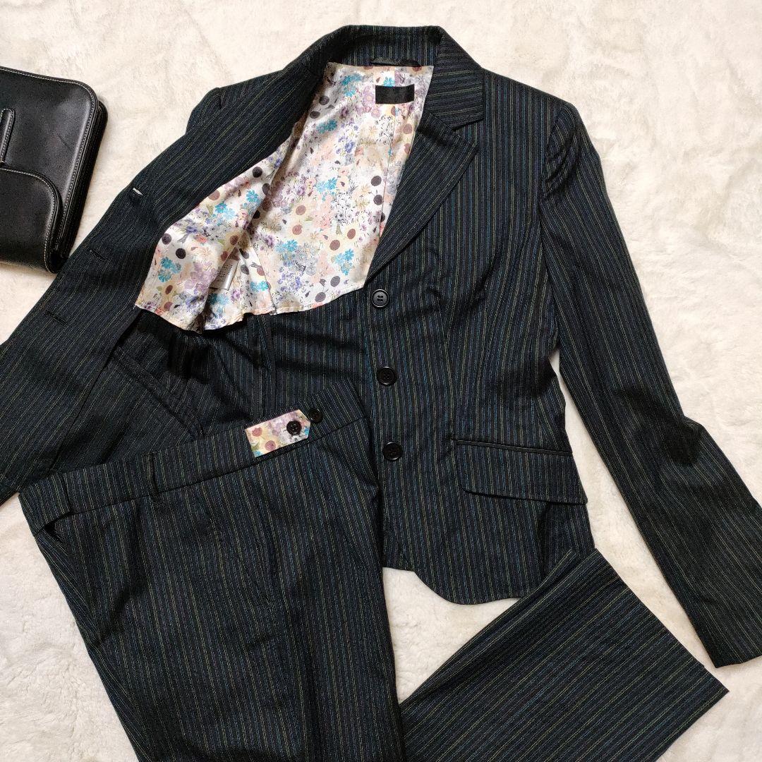 美品✨️ Paul Smith スーツ セットアップ ストライプ 花柄