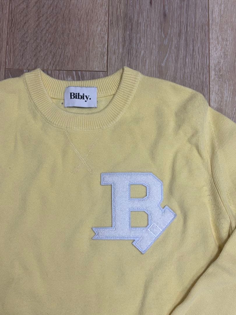 Bibiy Bロゴトップス　イエロー