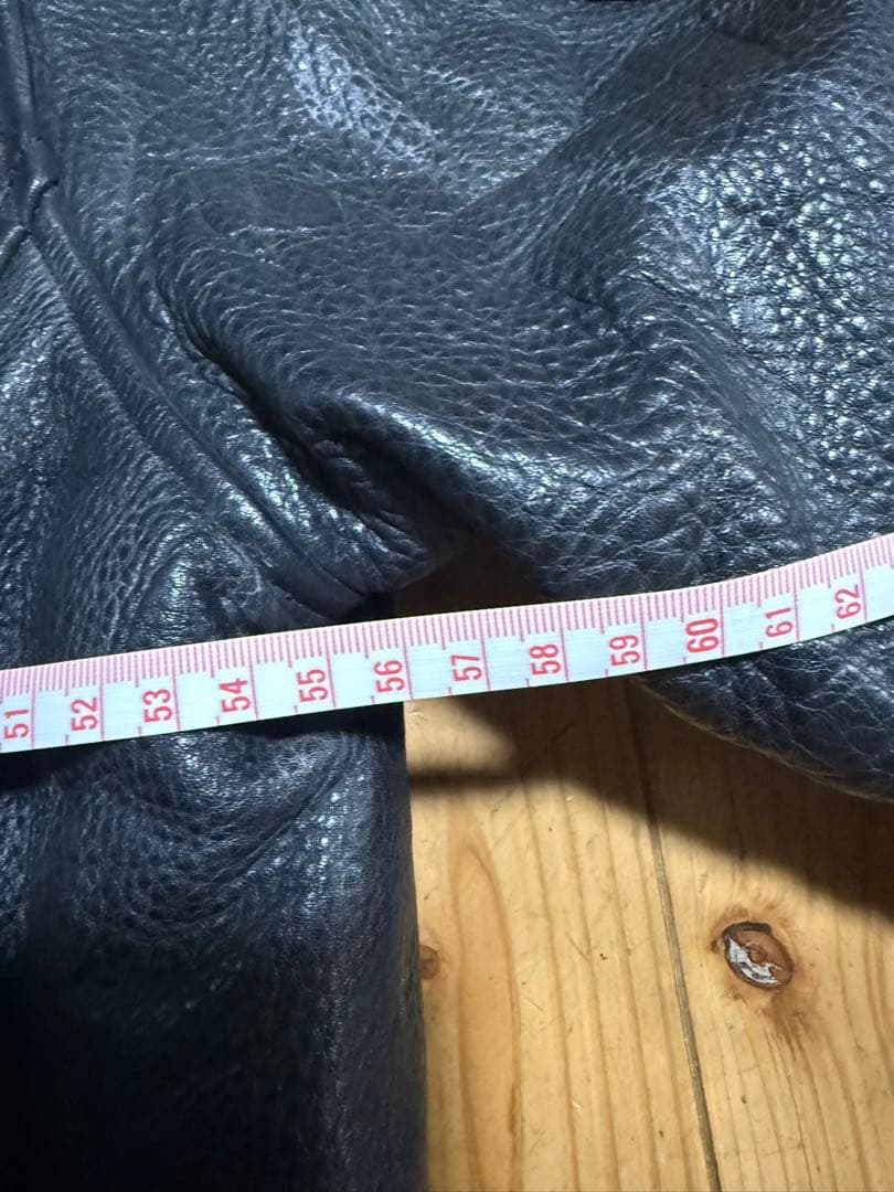 【激レア】　ハーレー革ジャン　ファイヤーパターン レザージャケット刺繍 L 黒