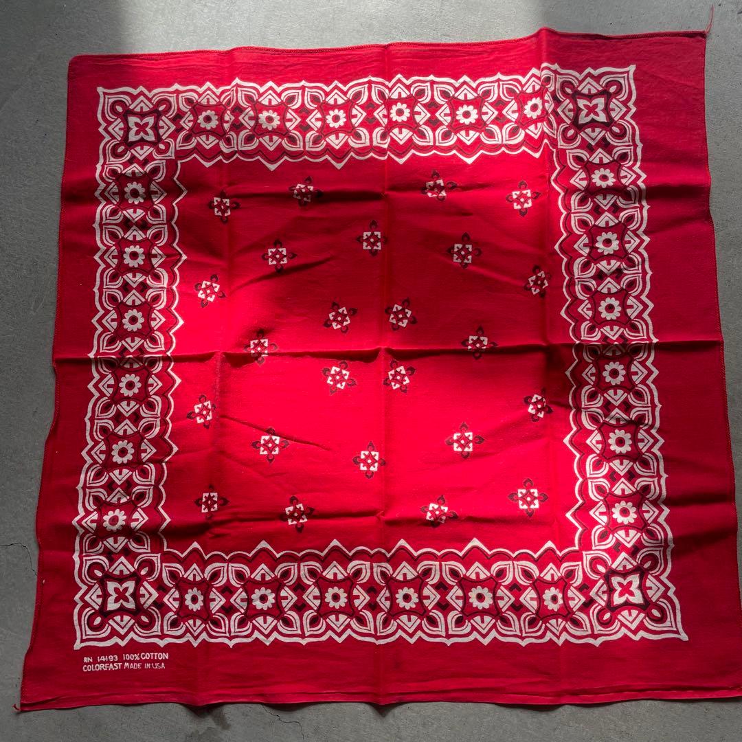 USA製 バンダナ100枚　まとめ売り　エレファント　ビンテージ　vintage