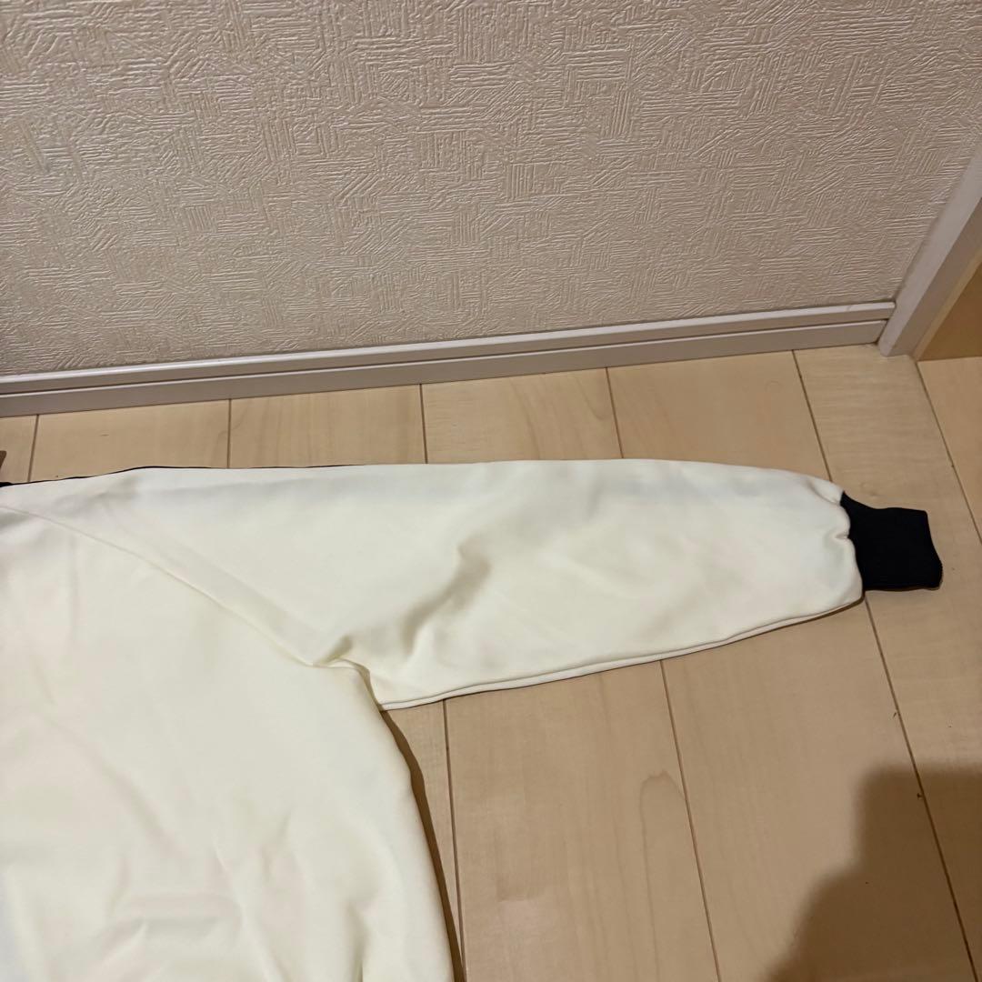 80s adidas トラックジャケット　セットアップ 白黒1号