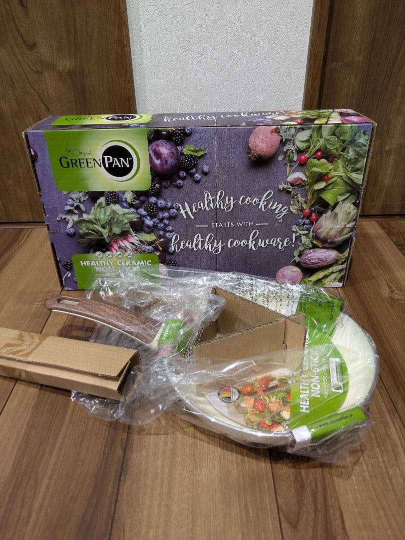 GREEN PAN グリーンパン ウッドビー 24cm フライパン 新品