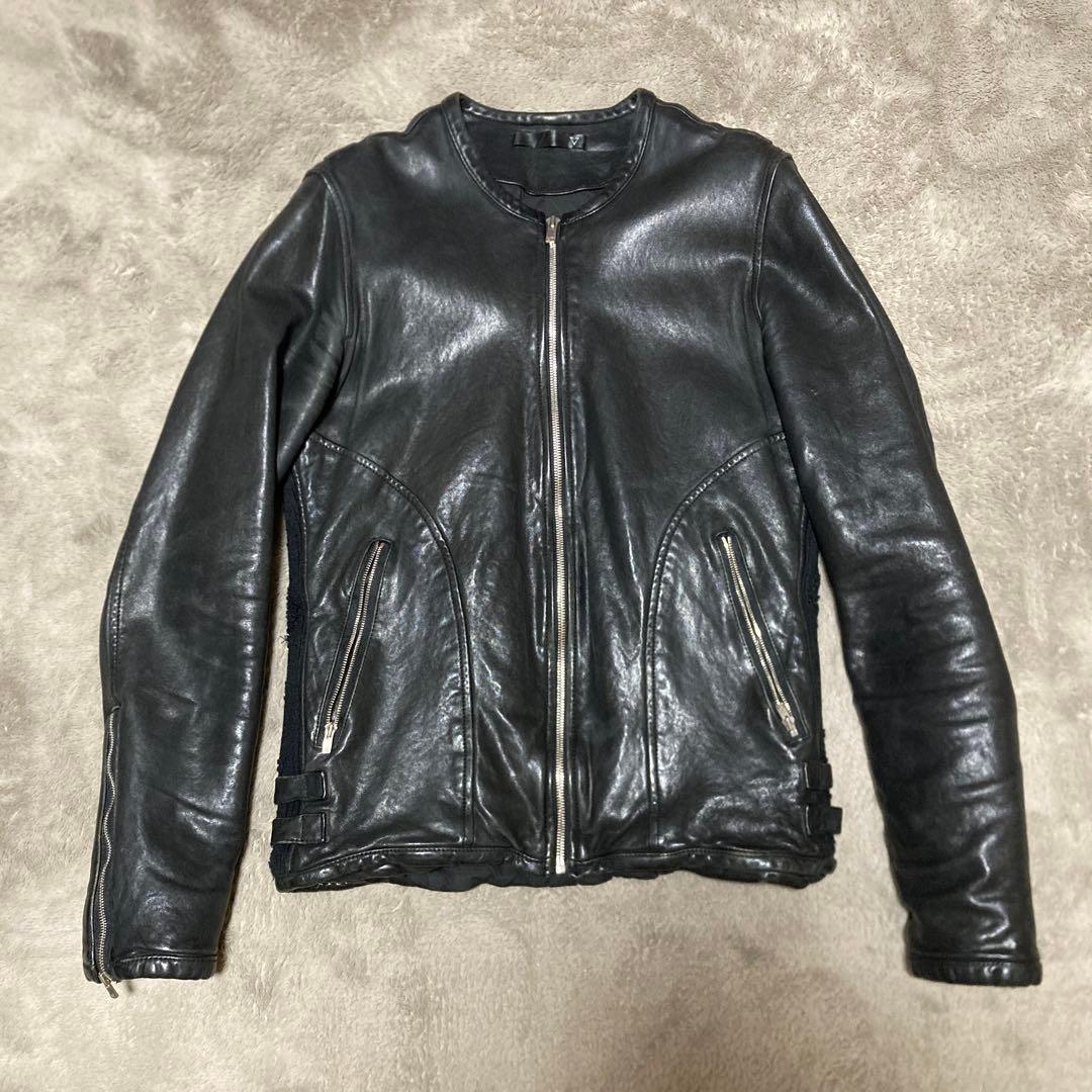 バルデ77 varde77 レザージャケット　シングルライダース