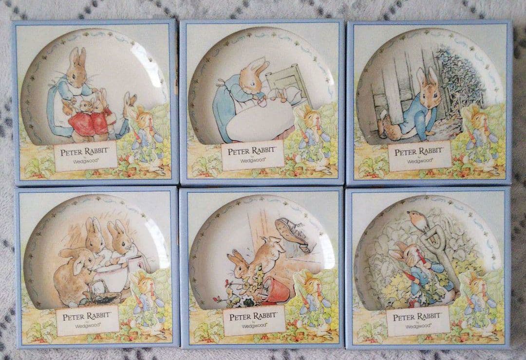 ピーターラビット プレート ６枚セット