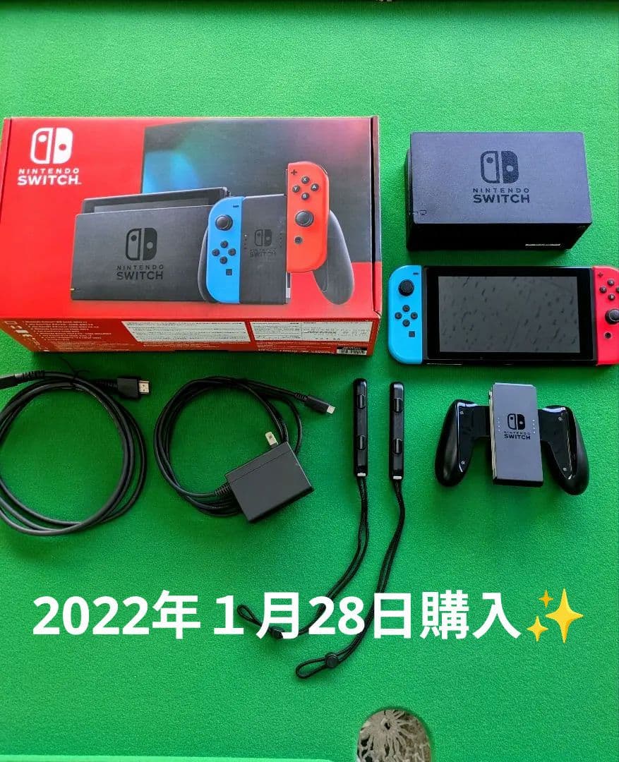 Nintendo Switch 本体 赤/青 付属品完備✨️