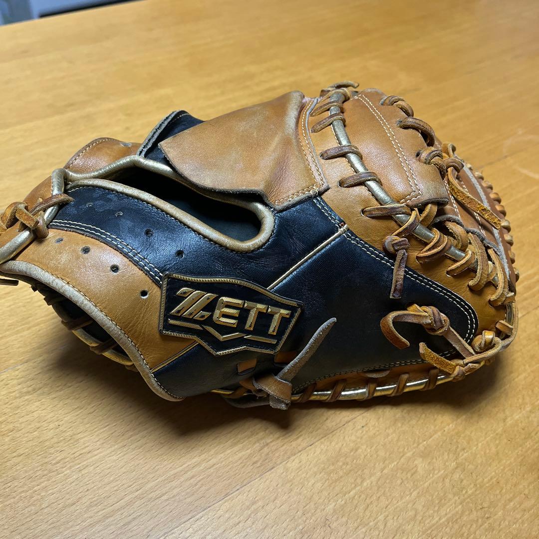 ZETT 軟式グローブ 茶色/黒