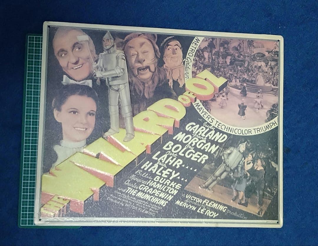 オズの魔法使い　ブリキ看板　The Wizard of Oz