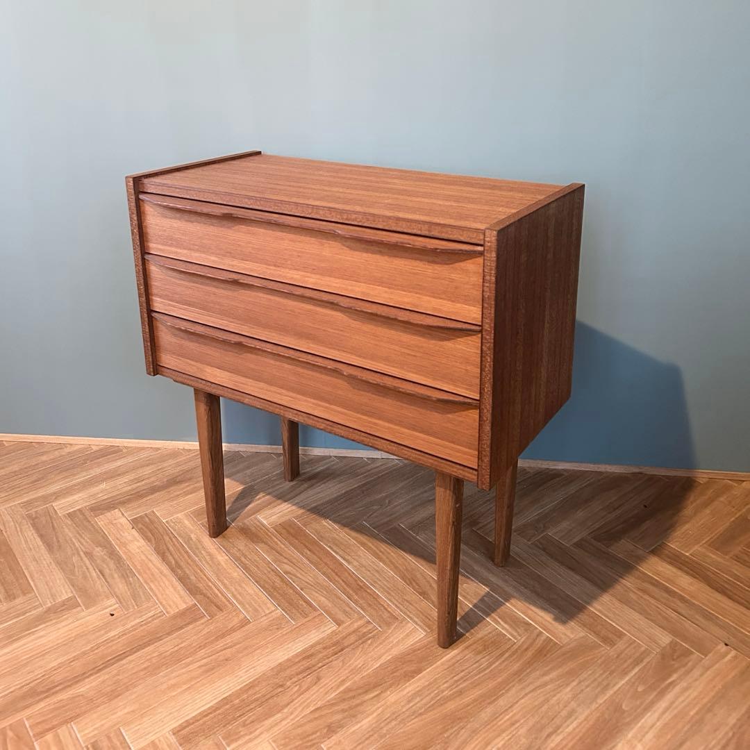 チーク サイドボード チェスト 北欧 ミッドセンチュリー ビンテージ デンマーク