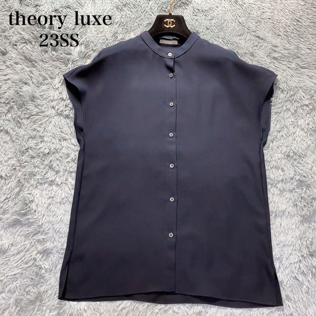 極美品✨　セオリーリュクス　ウォッシャブルブラウス　Marvine Karra