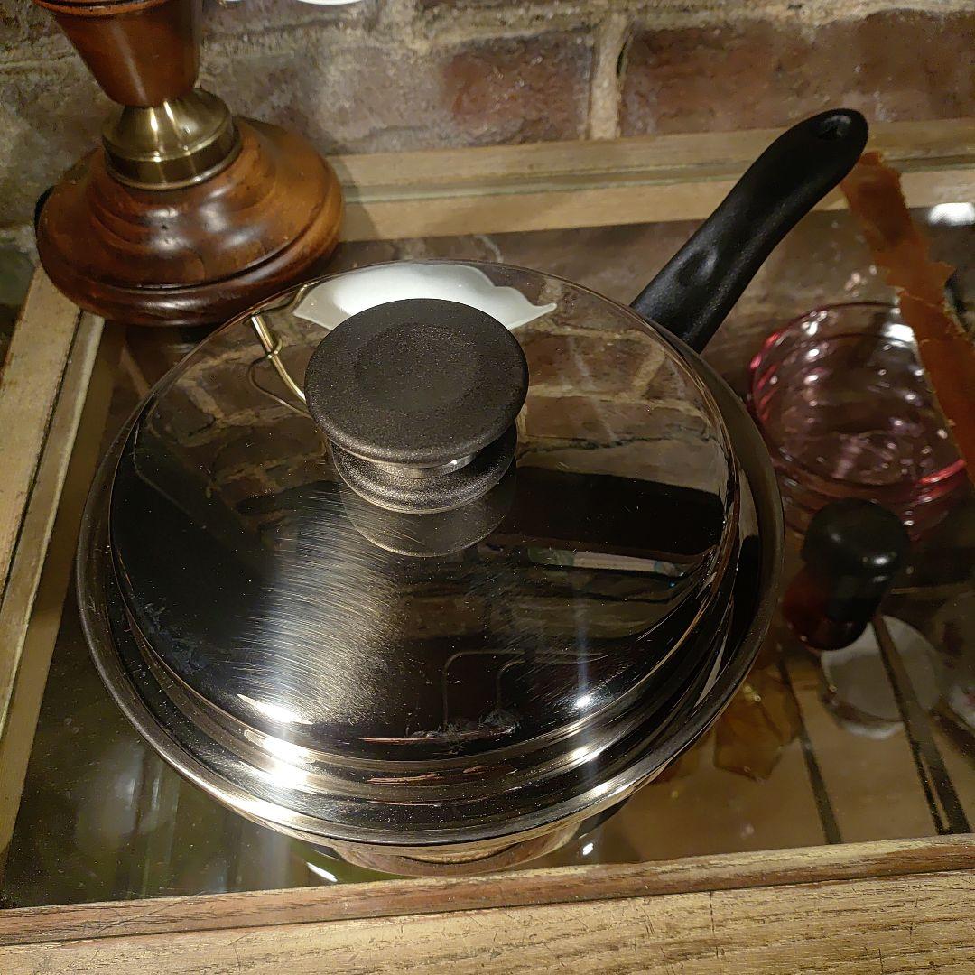 新品未使用　アムウェイ　クイーンクック　中ソースパン　インダクションレンジ対応