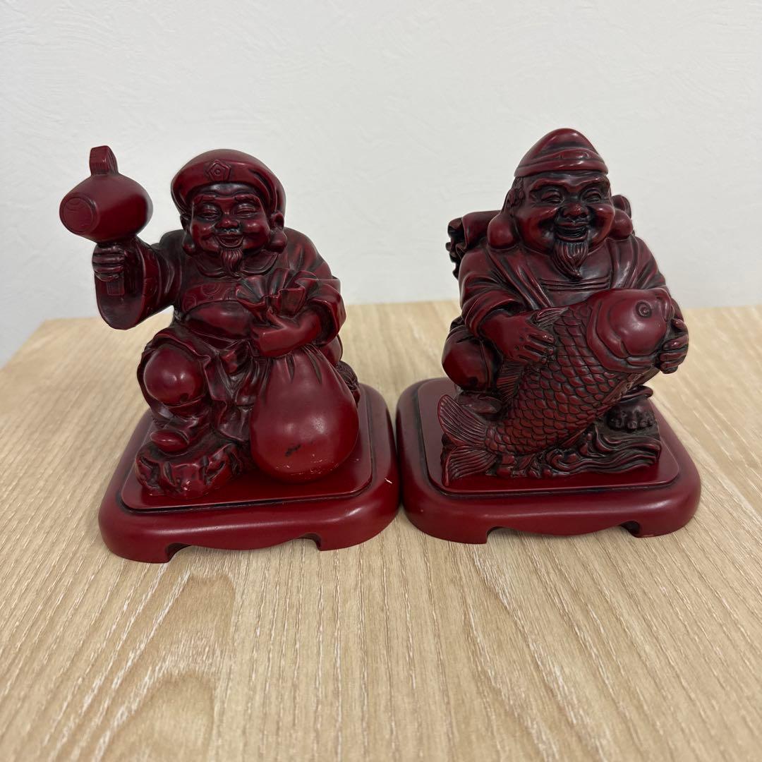 恵比寿様&大黒天様　置物
