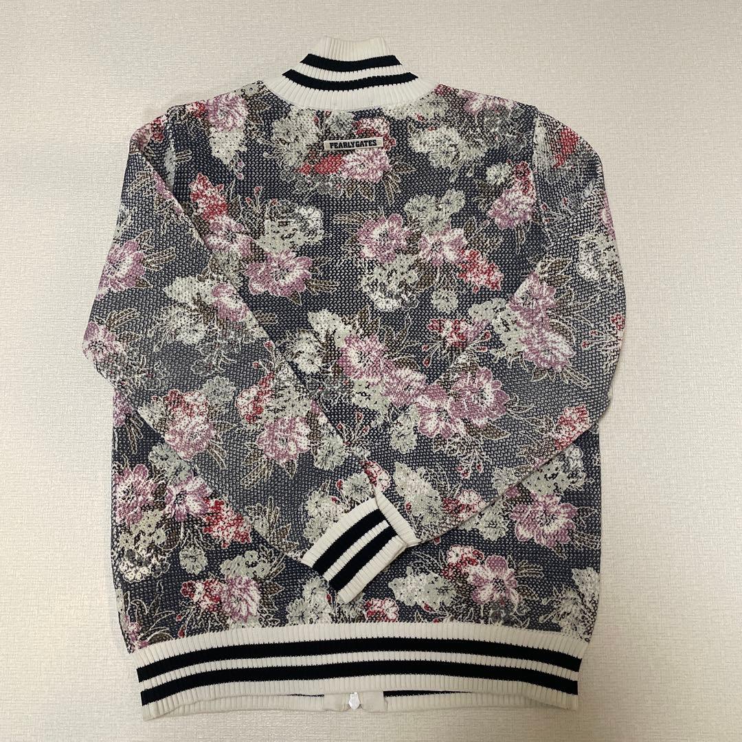 パーリーゲイツ & リバティ コラボ 花柄 ブルゾン ジップ ジャケット