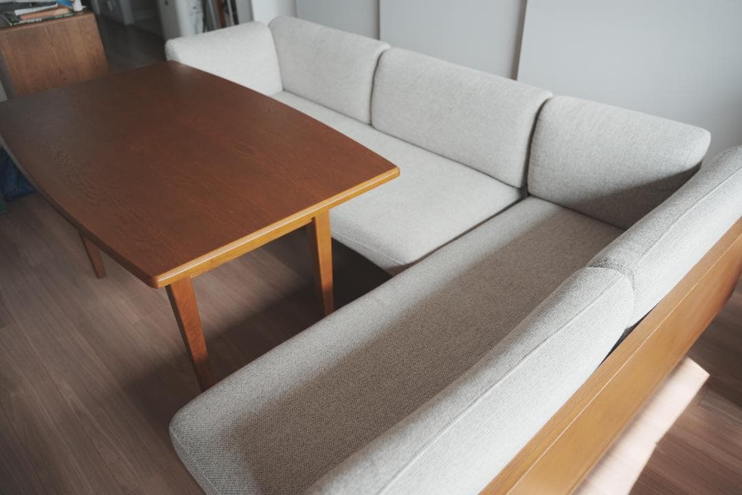 【美品】unico WICK ダイニング　ベンチ　ソファ【直接引き取り】