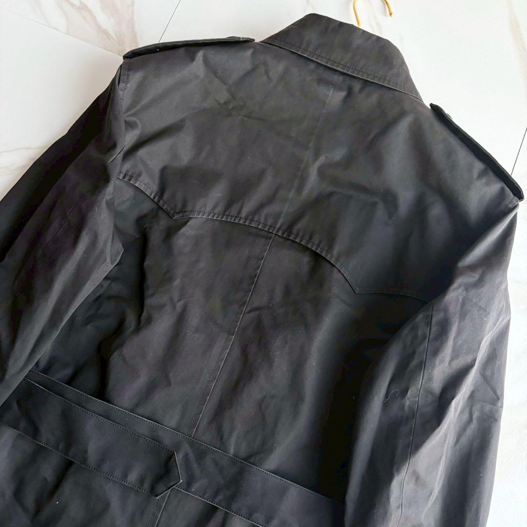 人気◆Paul Smith ライナー ベルト付 トレンチコート XL 黒