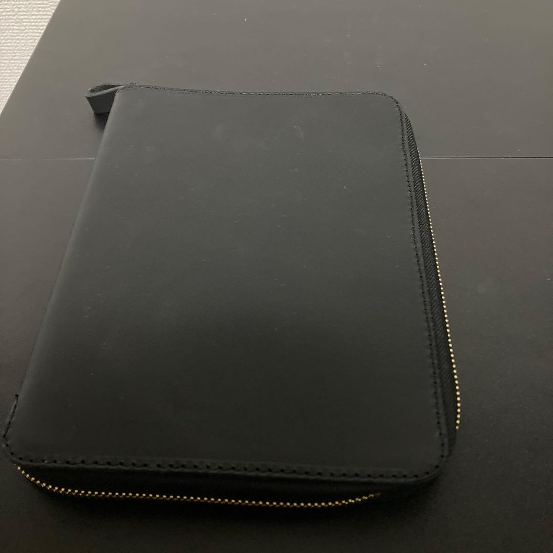 未使用 HERZ Organ ファスナーブックケース GS-37-MW-BK