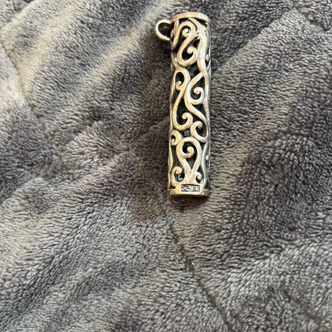 シルバーアクセサリー　シガレットケースネックレス