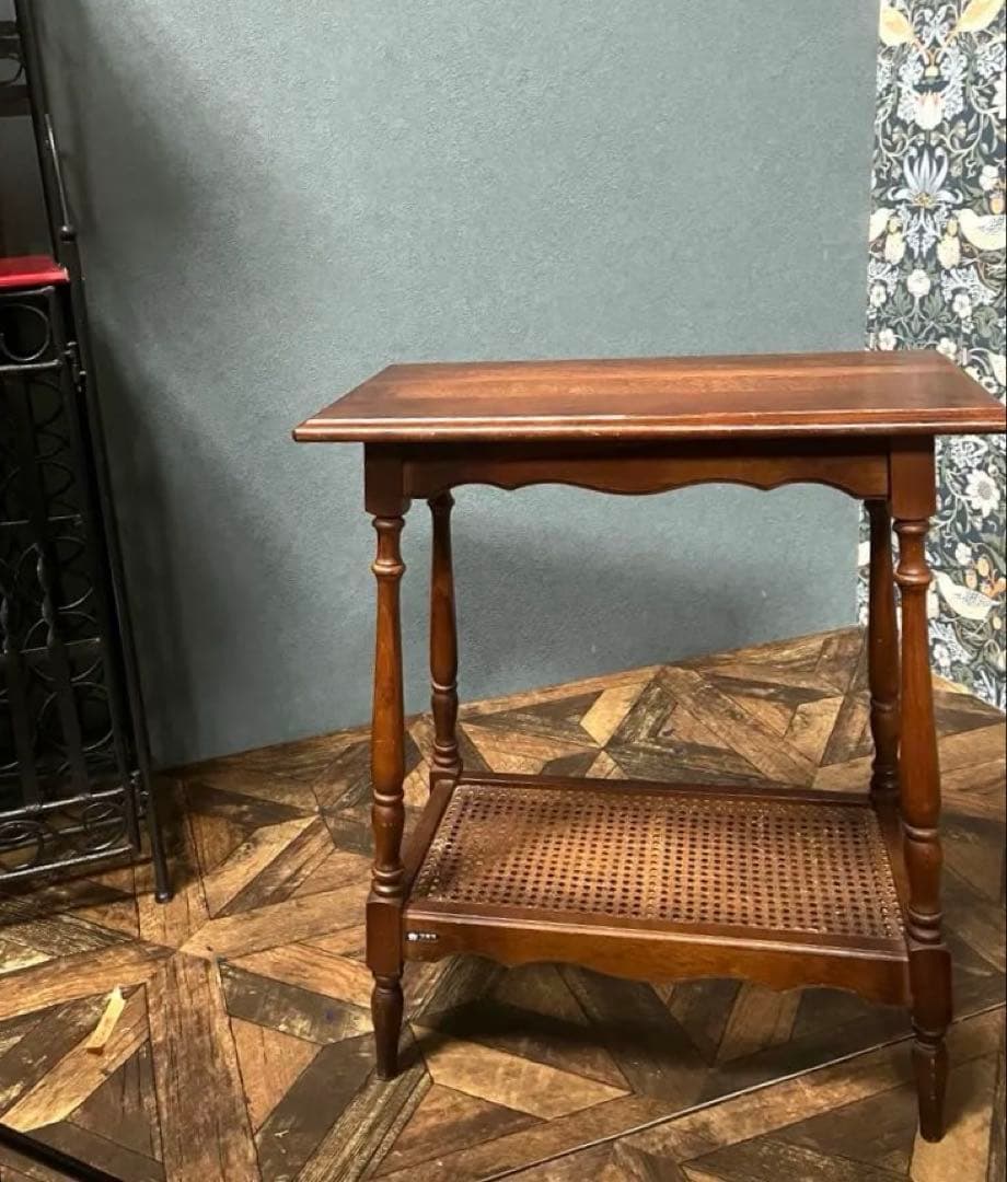 カリモク オールドカリモク サイドテーブル 花台 インテリア 昭和レトロ