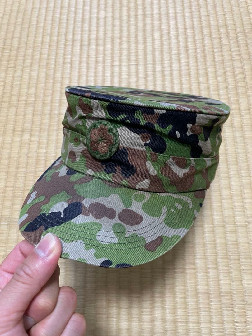 【USED】陸上自衛隊 戦闘服3A相当 半長靴1型 迷彩帽付き PX品