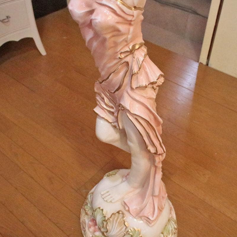 ヴィーナス像 プランター スタチュー ロココ クラック仕上げ 223-296